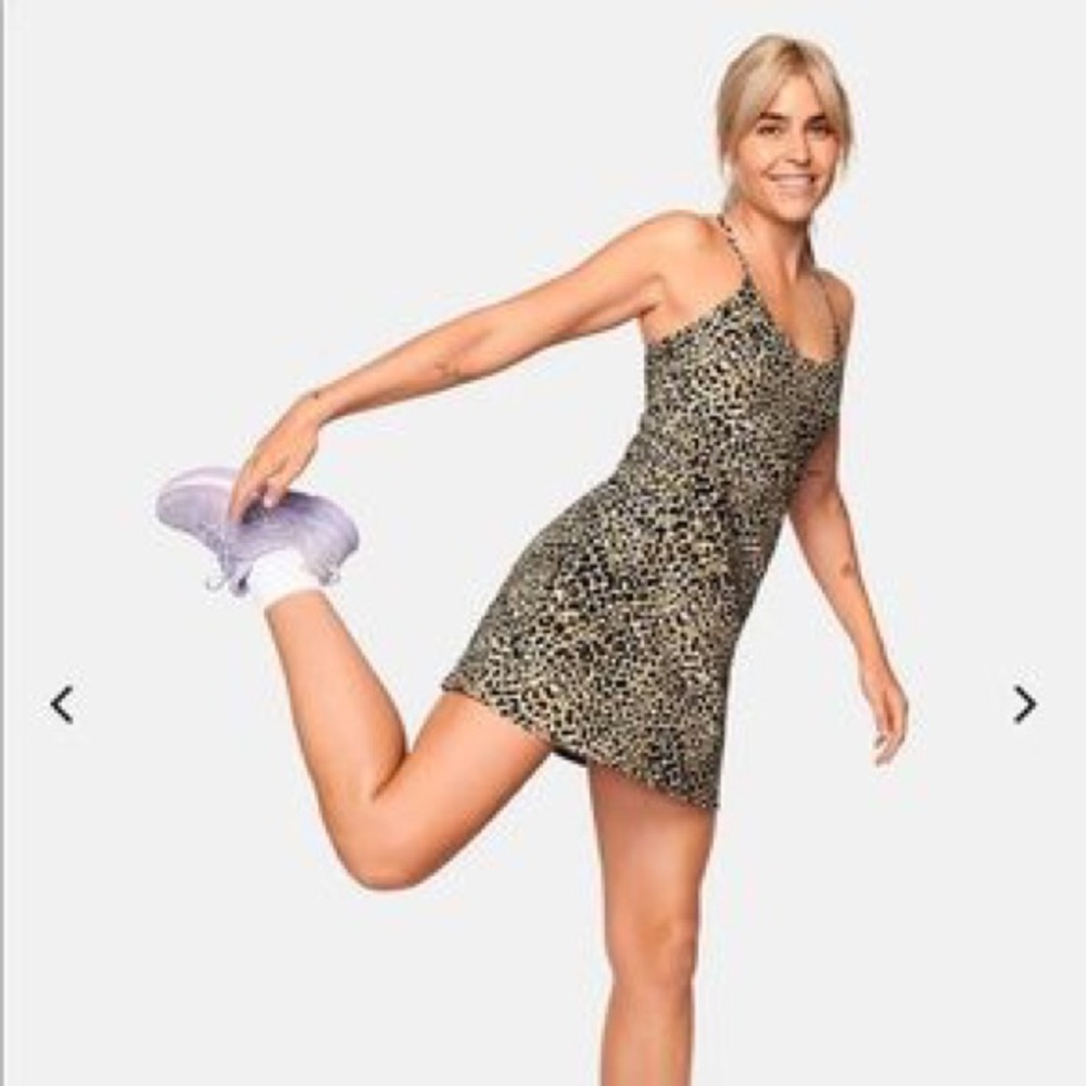 Outdoor Voices Leopard Exercise Dress